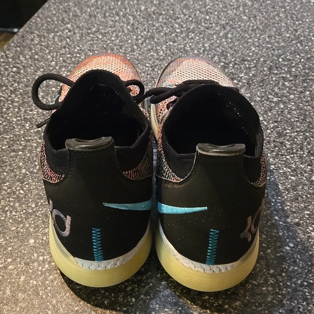 Mens Nike Zoom  KD 11 Multi Color FlyKnit Style Basketball Shoes Size 10 - Picture 4 of 16